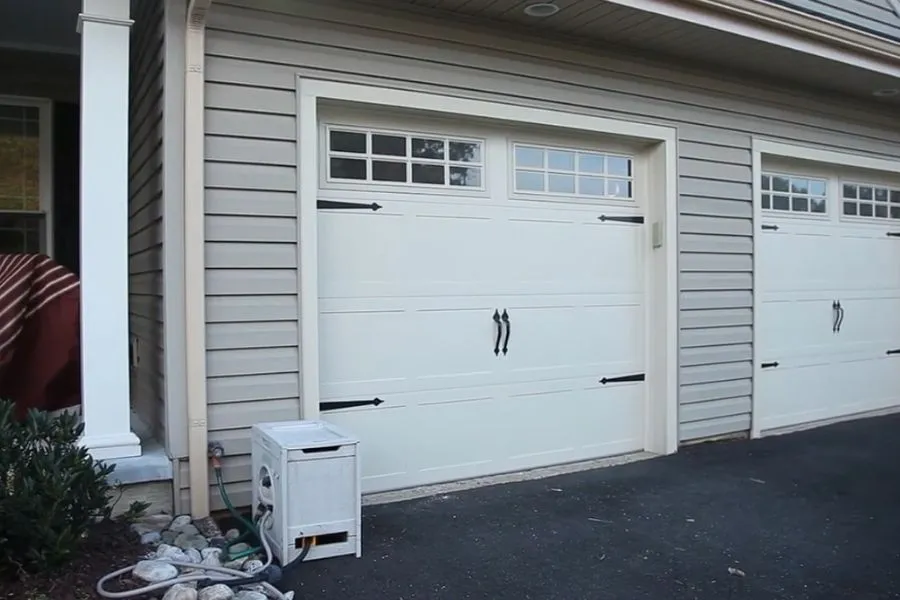 If your garage door suddenly looks crooked, won't close evenly, or you see a loose or frayed cable along the side, it's usually a sign the lifting system has lost tension on one side.