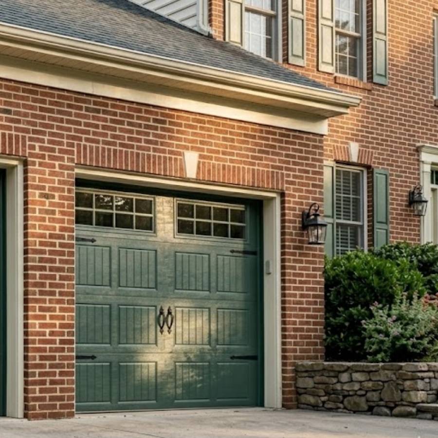 Garage doors here are influenced as much by the environment as they are by usage.